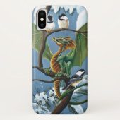 ドラゴンと《鳥》アメリカゴガラ Case-Mate iPhoneケース (裏面)