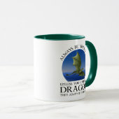 ドラゴンになれないなら自分でいてくれ マグカップ (正面右)
