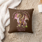 ドラゴンになれないなら自分で生きろ! クッション (ブランケット)