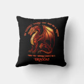 ドラゴンになれないなら自分で クッション (裏面)