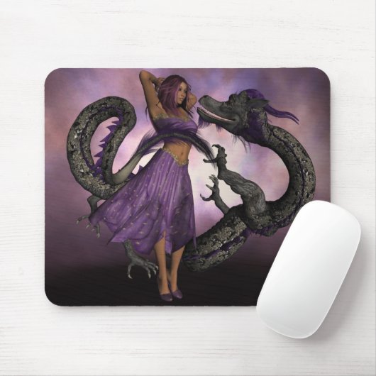 ドラゴンによって懇願される マウスパッド (マウス)