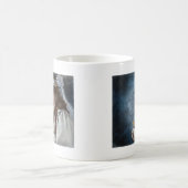 ドラゴンによって蒸気を発する茶 コーヒーマグカップ (中央)