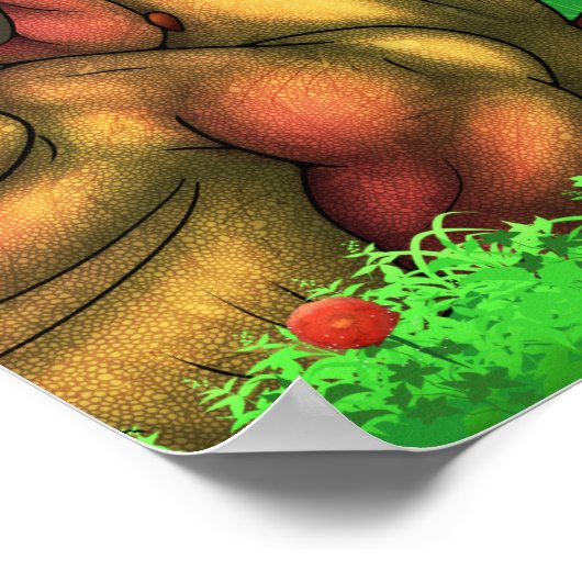 ドラゴンに感謝 ポスター (角)