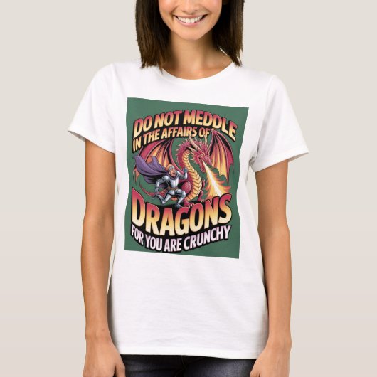 ドラゴンに手を出すな Tシャツ (正面)