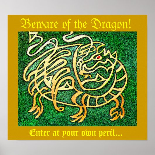 ドラゴンに用心 ポスター (正面)
