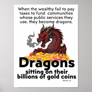 ドラゴンに税金 ポスター