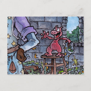 ドラゴンに精通 ポストカード