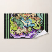 ドラゴンに詰め込まれたパーティー バスタオルセット (ハンドタオル)