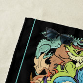 ドラゴンに詰め込まれたパーティー ビーチタオル (インサイチュ)