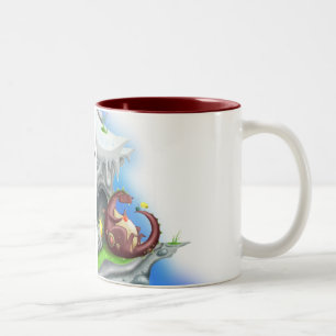 ドラゴンのお茶会 ツートーンマグカップ