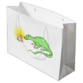 ドラゴンのお誕生日ケーキ ラージペーパーバッグ (裏面アングル)