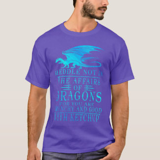 ドラゴンのことに首を突っ込むな プレミアムブレンド Tシャツ