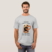 ドラゴンのついたジョッキ Tシャツ (正面フル)