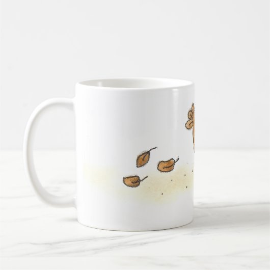 ドラゴンのはえを持つ鶏 コーヒーマグカップ (左)
