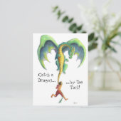 ドラゴンのはがきを見る ポストカード (スタンド正面)