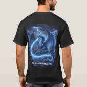 ドラゴンのように飛べ ファンタジーTシャツ Tシャツ (裏面)