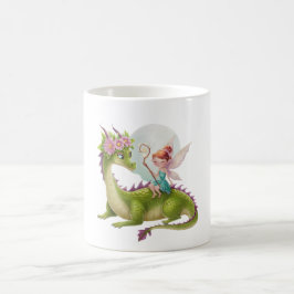 「ドラゴンのウィリー鮮やかフェアリー」 コーヒーマグカップ
