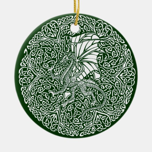 ドラゴンのオーナメントの出来事で干渉しないで下さい セラミックオーナメント (正面)