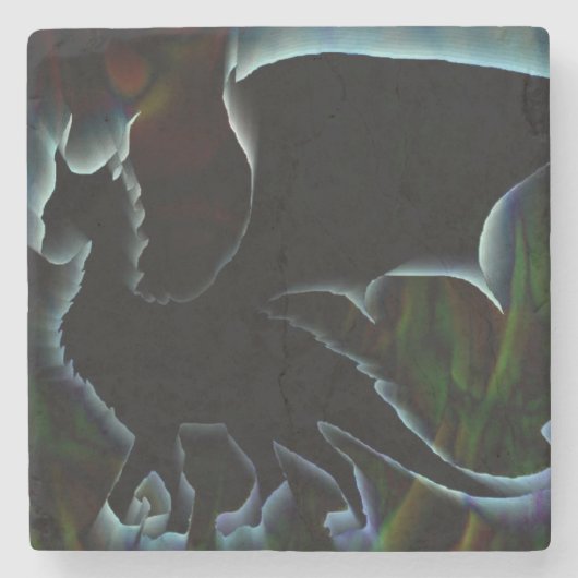 ドラゴンのオーラ ストーンコースター (正面)