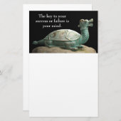 ドラゴンのカメの文房具 便箋 (正面/裏面)