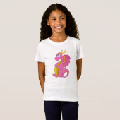 ドラゴンのキャラクターTシャツ Tシャツ (正面フル)