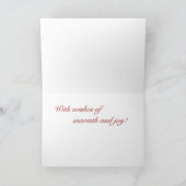 ドラゴンのクリスマスのユール(キリスト降誕祭)カード シーズンカード (内部)