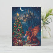 ドラゴンのクリスマスツリー シーズンカード (スタンド正面)