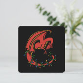 ドラゴンのクリスマス シーズンカード (スタンド正面)