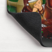 ドラゴンのクリスマス マウスパッド (コーナー)