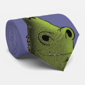 ドラゴンのクローズアップ ネクタイ (ロール)