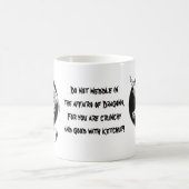 ドラゴンのケチャップ1 コーヒーマグカップ (中央)