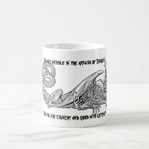ドラゴンのケチャップ2 コーヒーマグカップ