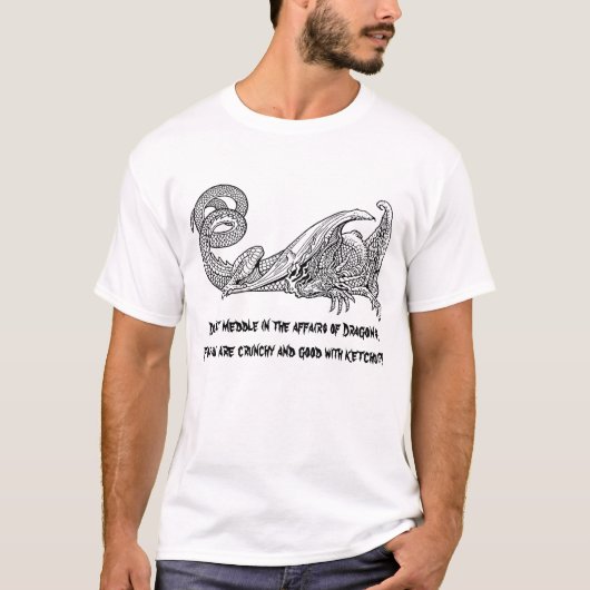 ドラゴンのケチャップ2 Tシャツ (正面)