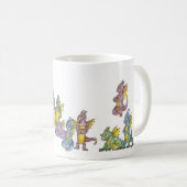 ドラゴンのコーヒーカップ コーヒーマグカップ (正面右)