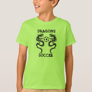 ドラゴンのサッカーのTシャツ Tシャツ
