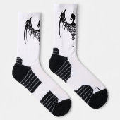 ドラゴンのシンボルのメンズソックス ソックス (右)