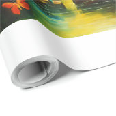 『ドラゴンのジャングル交響曲威厳のある油画』 ラッピングペーパー (ロールコーナー)