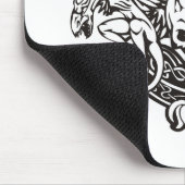 ドラゴンのスカル マウスパッド (コーナー)