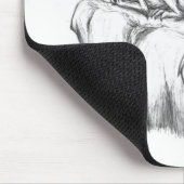 ドラゴンのスケッチのマウスパッド マウスパッド (コーナー)