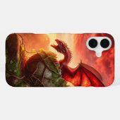 ドラゴンのスマホケース iPhoneケース (裏面横)