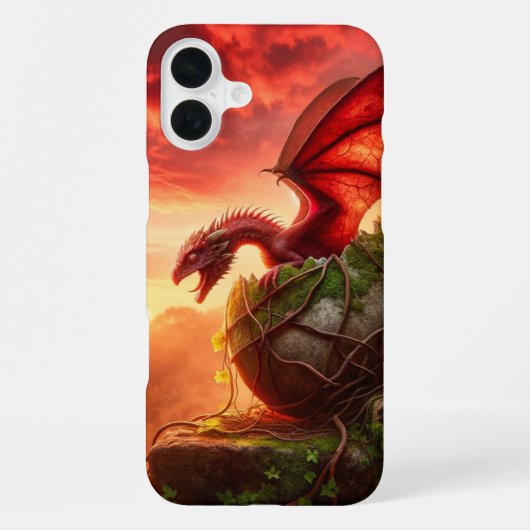 ドラゴンのスマホケース iPhoneケース (裏面)