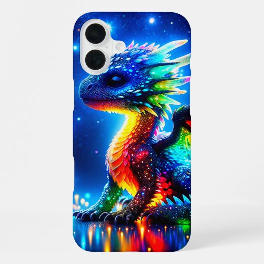 ドラゴンのスマホケース iPhoneケース (裏面)