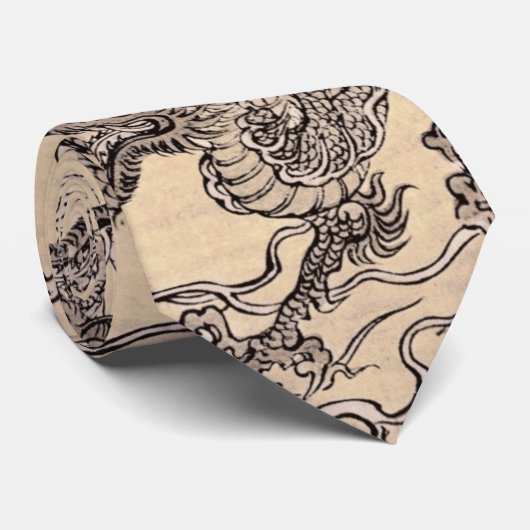 ドラゴンのタイ ネクタイ (ロール)