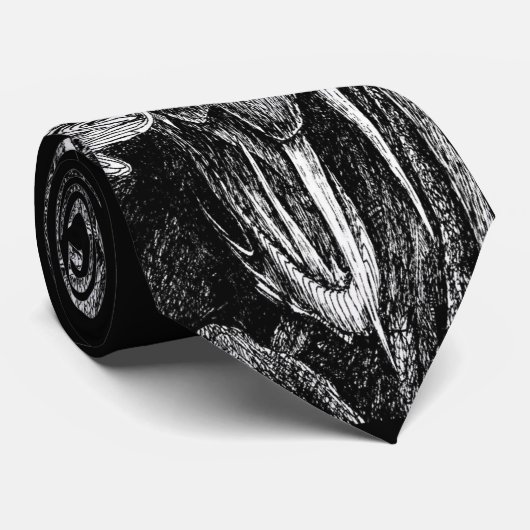 ドラゴンのタイ ネクタイ (ロール)