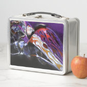 ドラゴンのチョッパーのオートバイの尾 メタルランチボックス (インサイチュ)