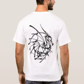 ドラゴンのティー Tシャツ (裏面)