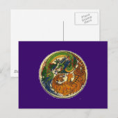 ドラゴンのトラ ポストカード (正面/裏面)