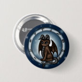 ドラゴンのトーラスの(占星術の)十二宮図 缶バッジ (正面&裏面)