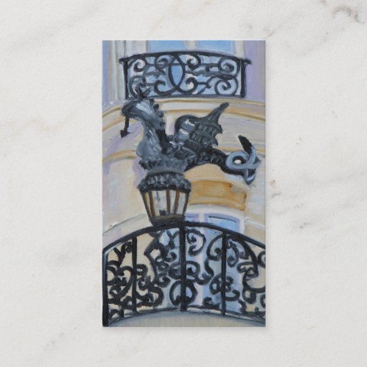 ドラゴンのバルコニーの名刺 名刺 (正面)