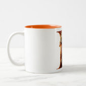 ドラゴンのパンデモニウム：ドラゴンかわいいカップ – Type P ツートーンマグカップ (左)